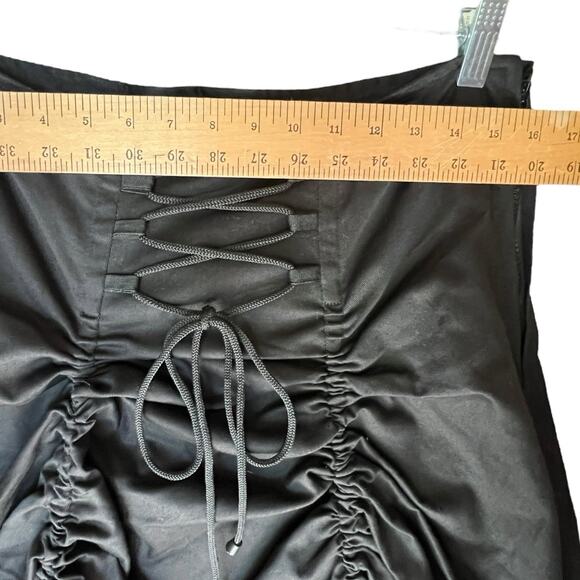 HILLARYS VANITY Gothic Skirt Size L Corset Ruffled Whimsigoth Steampunk Vamp Emo - Picture 8 of 11